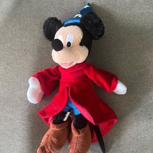 VTG Disney Mickey Mouse Sorcerer’s Apprentice Wizard Outfit Stuffed Animal Plush